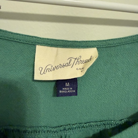 2/$30 Universal Thread Green Sleeveless Button Front Dress with Pockets Size M - Picture 6 of 8